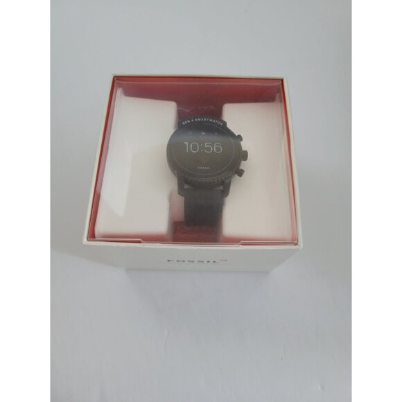 Mens Fossil Gen 4 Smartwatch Black Silicone NEW! - Picture 4 of 5